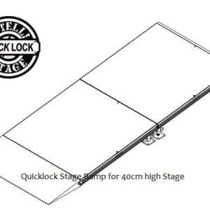 Assembly Stage Ramp Portable Stage Ramps | Wheelchair Ramps by Intellistage