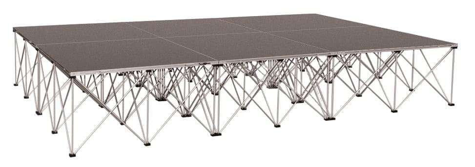 2m x 3m Drum Riser 40cm High - Intellistage Drum Riser Kits