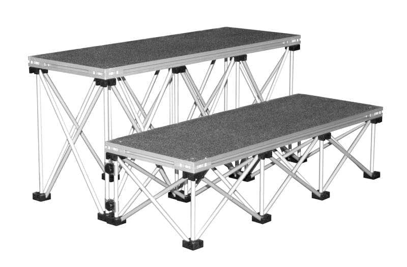 Step Table Risers Folding Stage Step Risers - Intellistage Australia