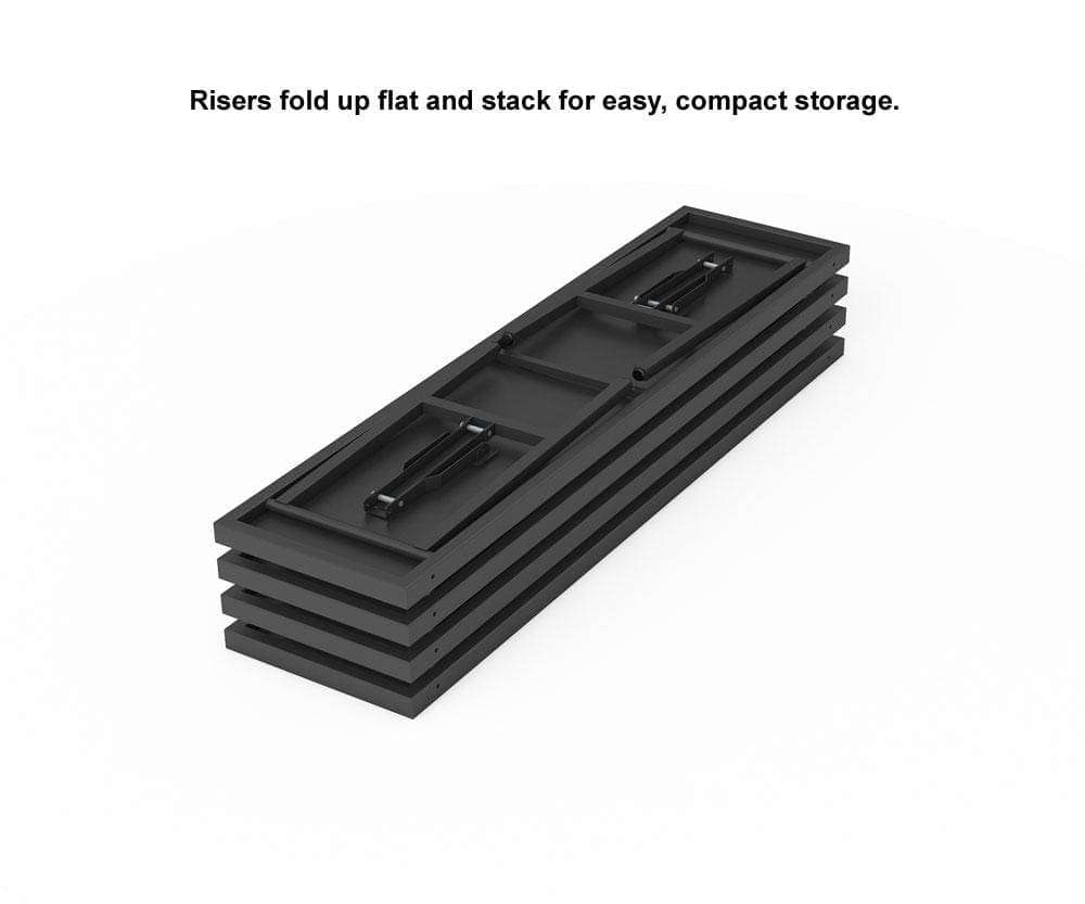 Staging 101 – 4 Tier Straight Standing Choir Riser